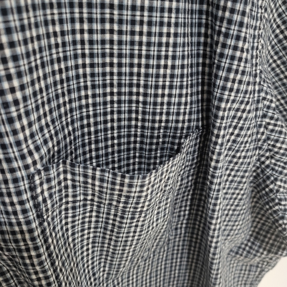 Eddie Bauer Short Sleeve Plaid Button Down Shirt - Picture 6 of 10